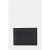 Kožené puzdro na karty Calvin Klein čierna farba, LV04G1070G ONE SIZE