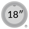 Remo Powersonic Coated Bass Priemer blany: 18