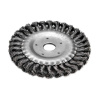 Extol Craft 17030 | Rotačná kefa priemer 178 mm, uchytenie 22,23 mm, oceľový drôt splietaný 0,5 mm