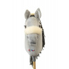 Ohlávka s beránkem Eco kůže - Bílá staromosaz - Hříbě (Hobby horsing )