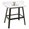 vidaXL Frézovací stôl oceľ a MDF 81x61x88 cm 147836