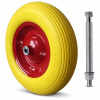 Transportné otočné koleso- Kruh s pevným gumovým PU 4,80 / 4,00 - 8, 390 mm (Transportné otočné koleso- Kruh s pevným gumovým PU 4,80 / 4,00 - 8, 390 mm)