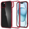 Spigen kryt Ultra Hybrid pre iPhone 15 - Red Crystal (Spigen kryt Ultra Hybrid pre iPhone 15 - Red Crystal)
