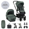 EASYWALKER Set XXL kočík kombinovaný Harvey3 Forest Green s príslušenstvom