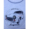 Pyžamo chlapčenské krátke šortky auto Legend svetlomodrá 128 Svetlomodrá