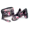 CatMotion skladacie balerínky do kabelky Night Flower Velikost L (40, 41), 26 cm