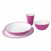 Omada Sanaliving Set 4 fuscia Fialová nádobí