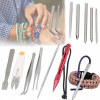 14 kusov/sada Ihly na paracord, pletací nástroj