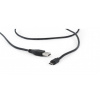 Gembird kábel USB 2.0 A (M) -> Micro-B USB 2.0 (M), pozlátené konektory, 1.8m CC-USB2-AMmDM-6