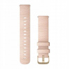 Garmin řemínek Quick Release 20mm, nylonový růžový, zlatá přezka 010-12924-12