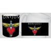 Bon Jovi Logo Black hrnček