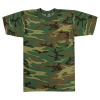 ROTHCO tričko WOODLAND s vreckom veľ.3XL