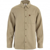 Fjällräven Övik Relaxed Hemp Shirt LS M, Veľkosť M, Farba SAND STONE