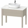 DURAVIT Luv stojaca skrinka pod umývadlo, pod dosku, 1 zásuvka, 938 x 570 x 743 mm, taupe matná lakovaná, LU956406060