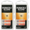 Batéria pre načúvacie prístroje Duracell 13 6 ks 310 mAh