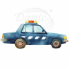 Nažehlovačka Policajné auto - 20 x 8 cm
