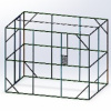 vidaXL Klietka pre vtáky antracitová 302x208x214 cm oceľ - Čierna - 261597-278224