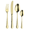 Pintinox Sada príborov SETTECENTO TREASURE GOLD, sada 24 ks, zlatá