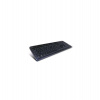 Klávesnica C-TECH KB-102M USB slim black multimediálný, CZ/SK (KB-102M-U-BL)