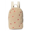 STUDIO NOOS - Teddy Hearts Mini BACKPACK - batôžtekk Ecru Hearts