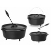 Kotlík na guláš - Royal Catering Standing Cauldron 10.75 L (Maďarský liatinový kotol 10,75 l stôp)