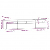 vidaXL TV skrinka s LED svetlami dub sonoma 210 x 35 x 40 cm - Hnedá - 187274-121212