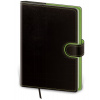 Diár 2026 denný A5 Flip - čierno/zelená