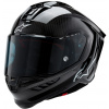 přilba SUPERTECH R-10 SOLID, ALPINESTARS (lesklý karbon/matný karbon, vel. M)