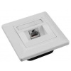 SOLARIX zásuvka CAT5E, UTP, 1 x RJ45, pod omietku, biela SX9-1-5E-UTP-WH