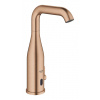 Grohe Essence E - Infračervená elektronická umývadlová batéria so zmiešavacím zariadením a nastaviteľným obmedzovačom teploty, kefovaný Warm Sunset 36445DL0