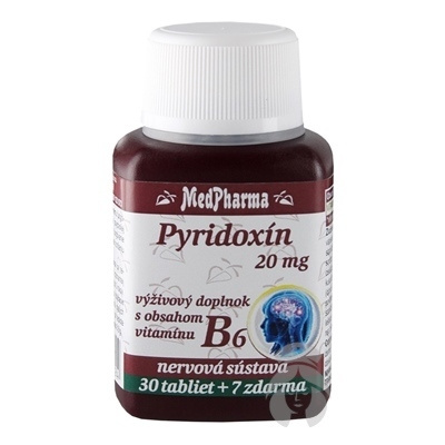 MedPharma Pyridoxin vitamin B6 20 mg 37 tabliet