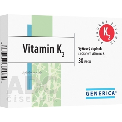 GENERICA Vitamin K2 30 kapsúl