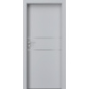 PORTA Doors SET Rámové dvere LINE, vzor C.1, farba Sivá euroinvest +zárubeň+kľučka PD-LINE-C1-SEDA