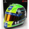 Mini helmet Mini prilba Schuberth prilba F1 Casco Prilba Vf-22 Team Haas N 47 Sezóna 2022 Mick Schumacher 1:2 Zelená Čierna Žltá