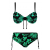 Eugenie Green dámske dvojdielne plavky 484-2 4XL zelená
