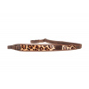 ARTIPEL Kožený remeň ARTIPEL, 93-115 cm Farba: leopard