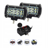 2KS 1000W LED HALOGÉNOVÁ ŠTRBINOVÁ PRACOVNÁ LAMPA 12V 24V