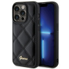 Obal Guess Quilted Metal Logo pre iPhone 15 Pro Max - čierny (Obal Guess Quilted Metal Logo pre iPhone 15 Pro Max - čierny)