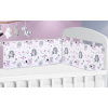 Bellatex Mantinel do dětské postýlky Zvířátko růžová rozměr 60x28 cm