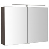 Sapho RIWA galérka s LED osvetlením, 81x70x17cm, borovica rustik SPH RIW080-0016