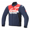 bunda SMX WATERPROOF HONDA kolekce, ALPINESTARS (modrá/černá/červená/bílá, vel. S)