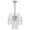 Krištáľová závesná lampa SWE089-CP 30cm CHROME