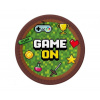 Papierové taniere Pixel - Minecraft 18cm - 6 ks - GoDan