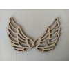 Drevené anjelské krídla 10 cm x 6,7 cm / 30ks