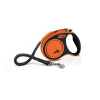 flexi Xtreme S popruh 5m, oranžová do 20kg s pružným Soft-Stop pásikom