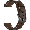 Enem Kožený STYLISH rýchloupínací remienok 20mm Garmin kožený: Tmavo hnedá IR-AWGW-0432