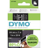 páska do štítkovače DYMO D1 S0721010 Barva pásky: černá Barva písma:bílá 24 mm 7 m