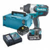 Makita Náradie - 18V AKU rázový uťahovač, 2x aku 5,0 Ah LXT, nabíjačka DTW1001RTJ