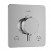 Hansgrohe Ecostat Comfort Q - Termostatická batéria pod omietku, na 2 spotrebiče, chróm 33717000