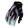 Troy Lee Designs TLD Air, rukavice - Overspray Black / Real Teal Veľkosť: M